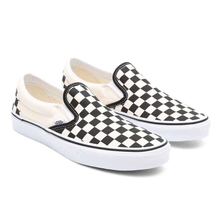 Vans Checkerboard Klasické Slip-On Topanky Čierne | VN121K9HU83
