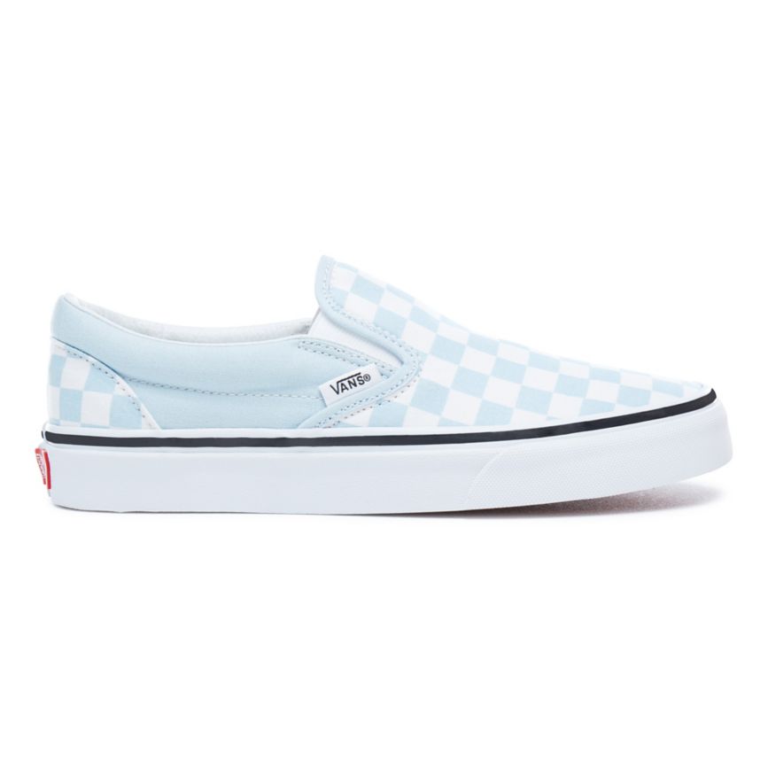 Vans Checkerboard Klasické Slip-On Topanky Modre | VN671J9JK42