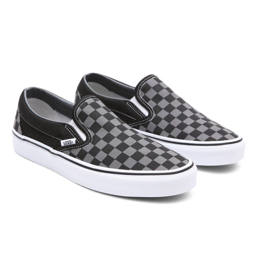 Vans Checkerboard Klasické Slip-On Topanky Čierne | VN949H2ZN35
