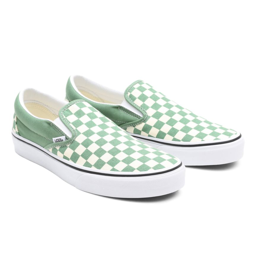 Vans Checkerboard Klasické Slip-On Topanky Tyrkysové | VN957I0HL94