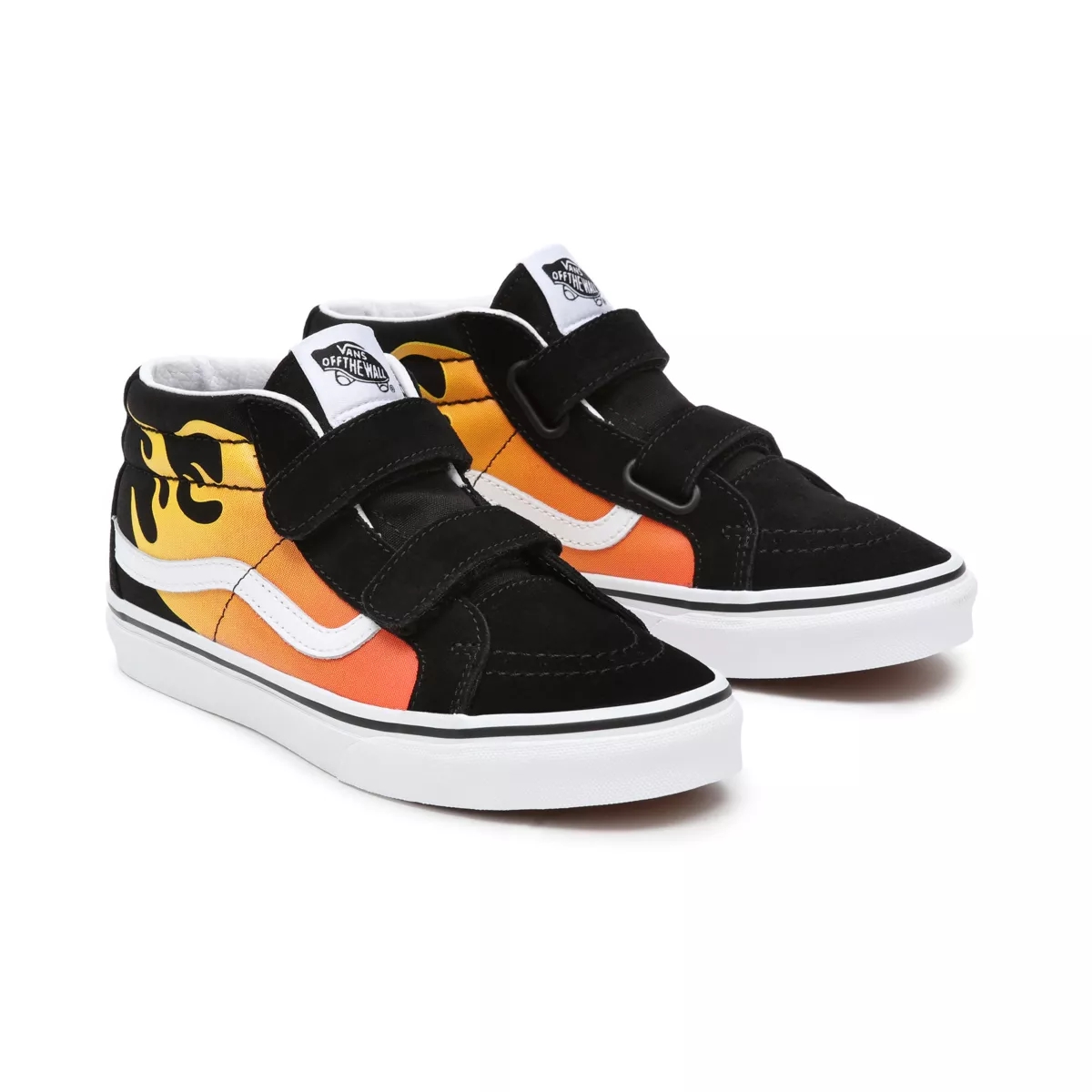 Vans Hot Flame Sk8-Stredne Reissue Suchý Zips Topanky Čierne | VN533Q9OF94