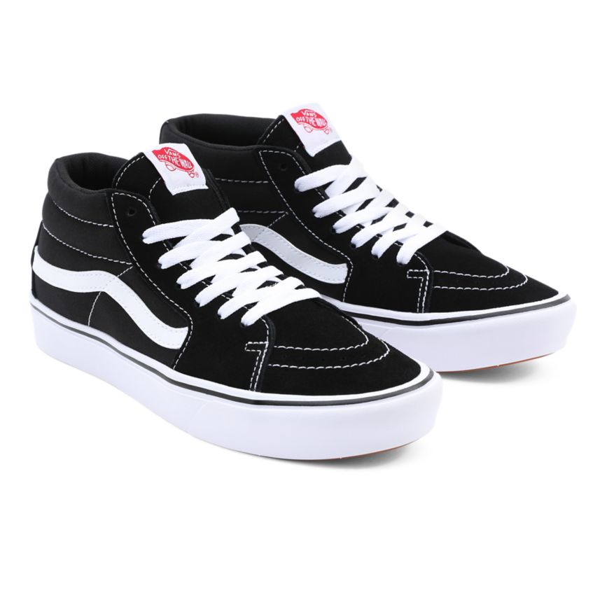 Vans Klasické ComfyCush Sk8-Stredne Topanky Čierne | VN027M8NS14