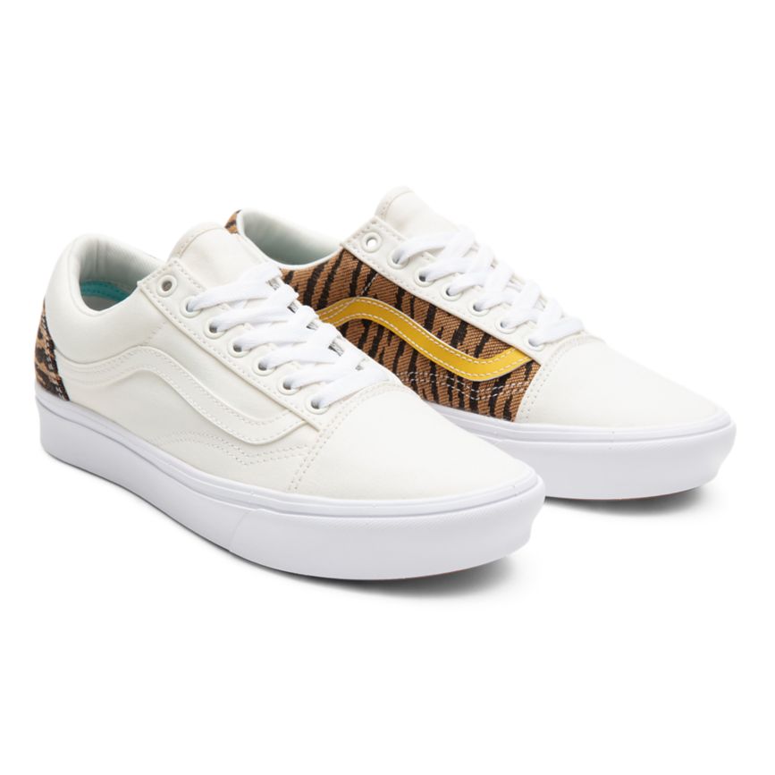 Vans Le Tigre ComfyCush Old Skool Topanky Biele | VN379U9DD51