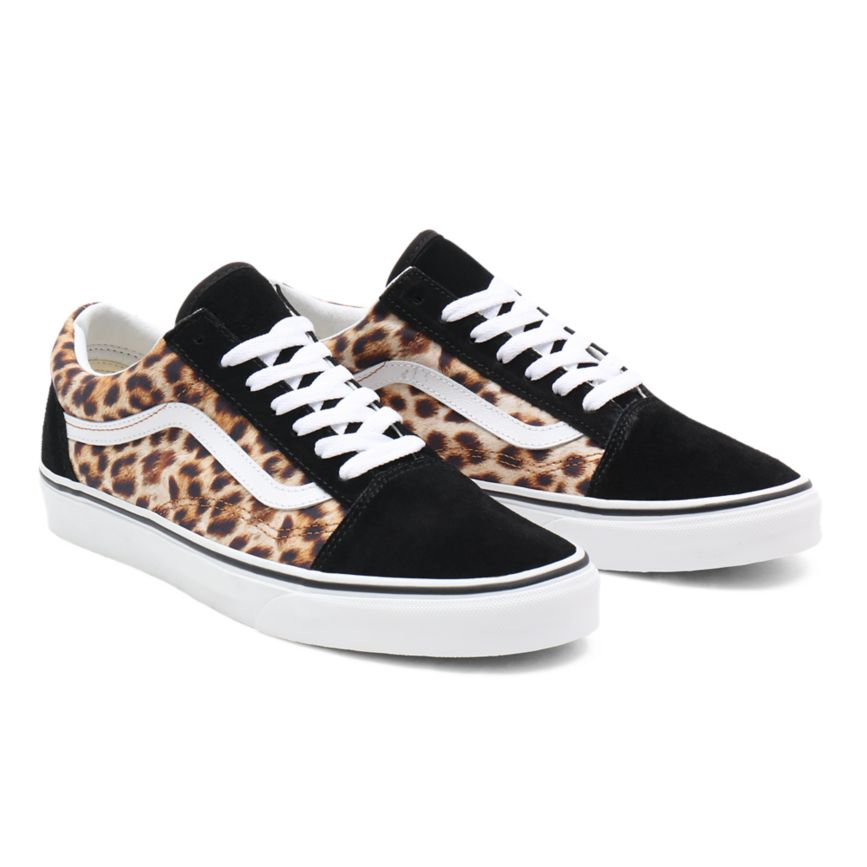Vans Leopard Old Skool Topanky Čierne | VN691N6DM52