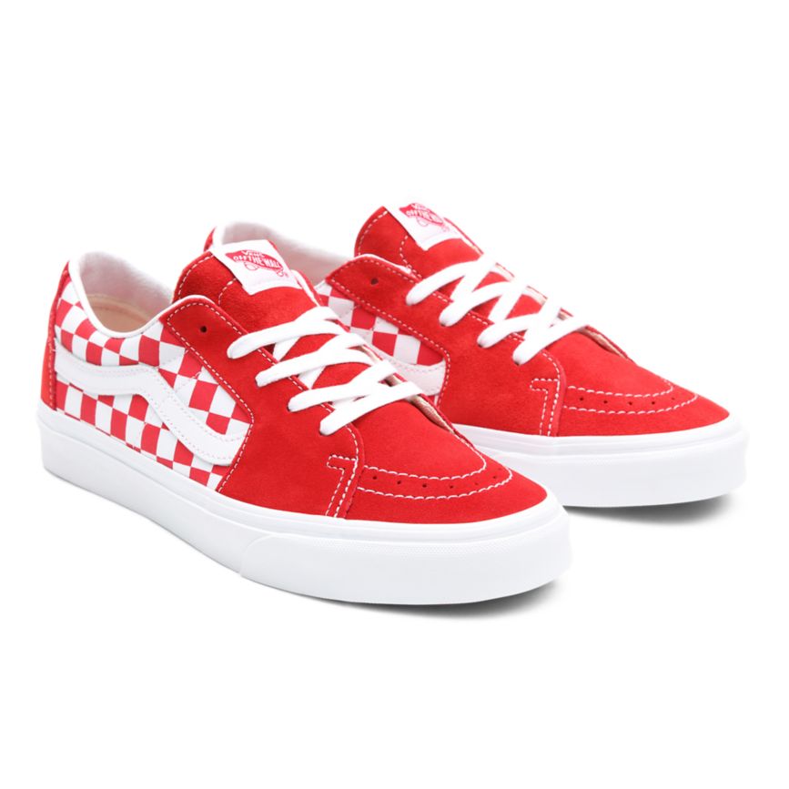 Vans Platene Semisove SK8-Low Topanky Červené | VN032L2BV39