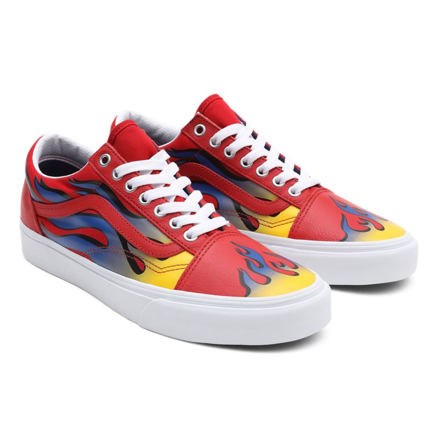 Vans Racer Old Skool Topanky Červené | VN429P6GT85