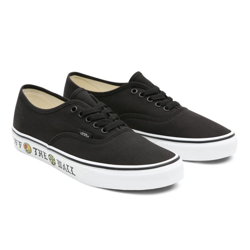 Vans Sidewall Authentic Topanky Čierne | VN881C3QC34